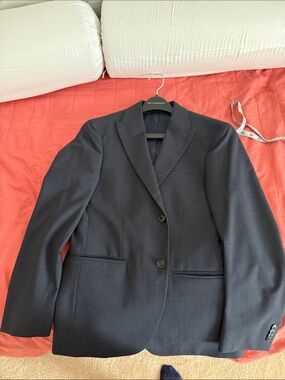 Men's Blue Two-Button Blazer - Tommy Hilfiger
